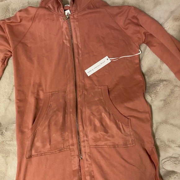 NWT Young Fabulous & Broke Long Jacket Sweater in Blush - Medium - Picture 4 of 8